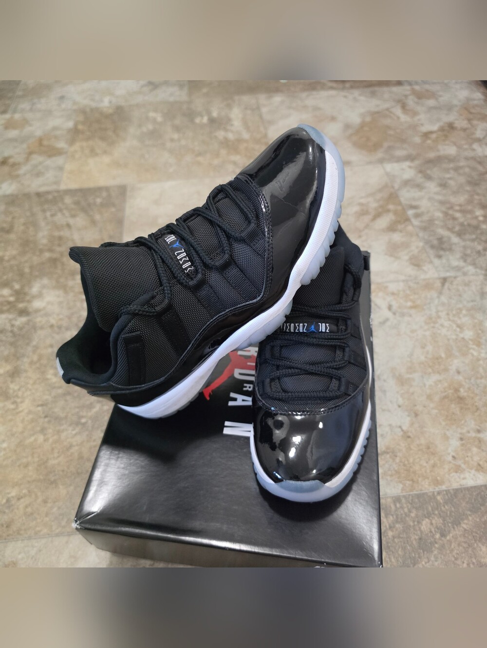 Nike Air Jordan 11 Retro Low Space Jam Black Royal Size 8 Men's / 9.5 Women's
